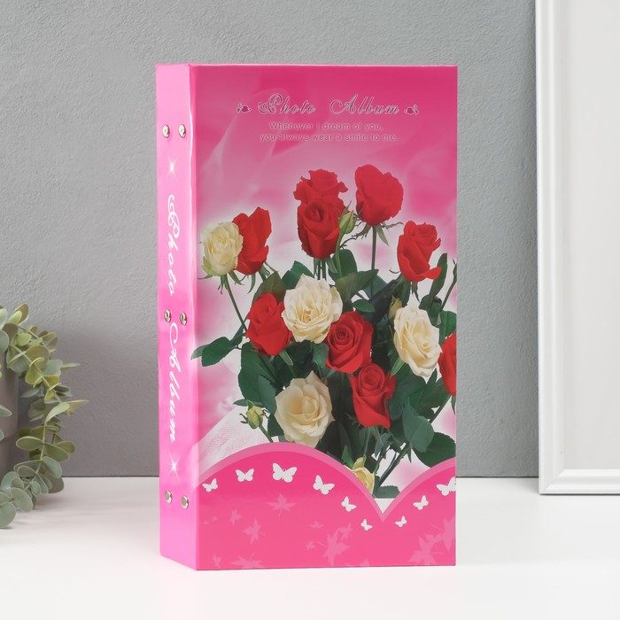 Фотоальбом "Цветочный парад" на 300 фото 10х15 см, микс