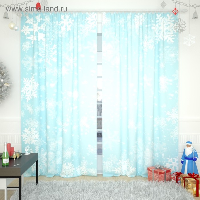 

Фотошторы «Новогодняя коллекция 69», размер 150х260 см, габардин