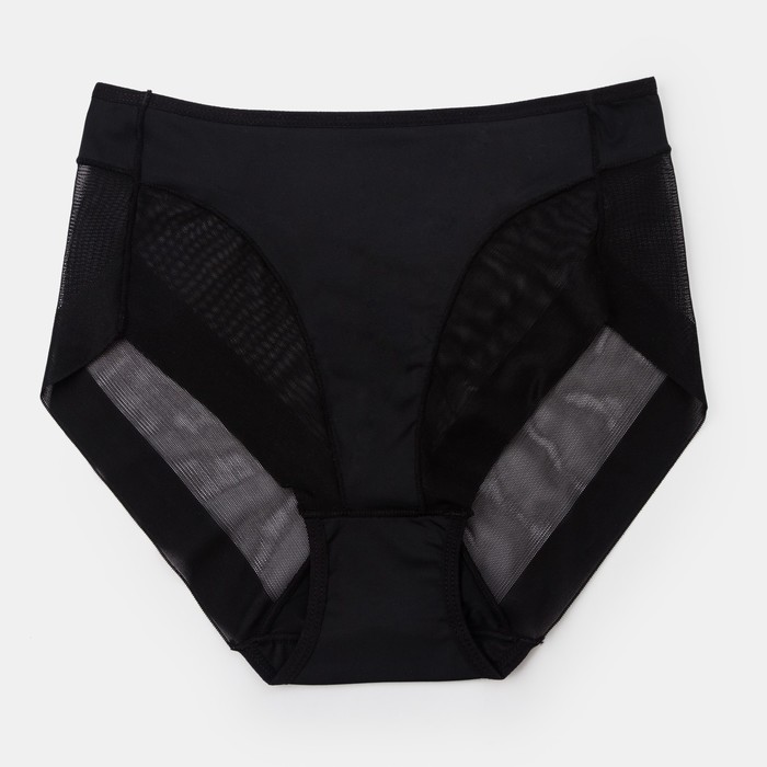 Трусы бесшовные ONLITOP Invisible Plus maxi, размер 42-44, цвет чёрный