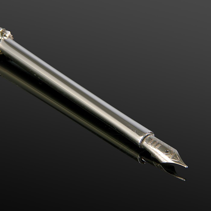 Сувенирная перьевая ручка "Перо - Зебра" МИКС 27х2,5 см