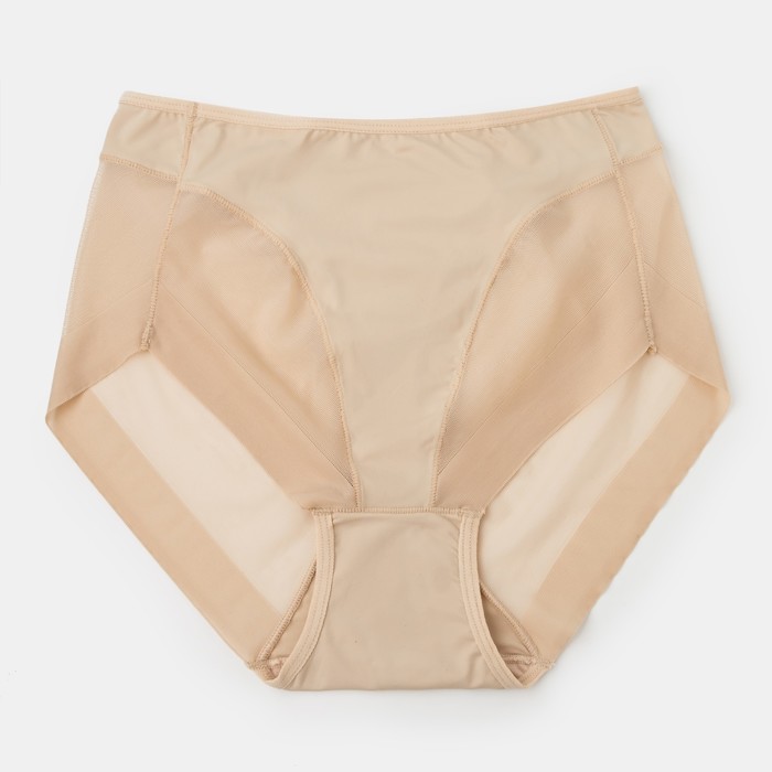 Трусы бесшовные ONLITOP Invisible Plus maxi, размер 42-44, цвет бежевый
