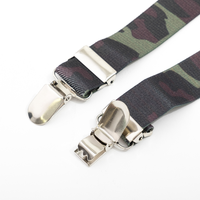 Набор детский: подтяжки и галстук-бабочка "Герой", зелёный, 30х13 см, 4-8 лет