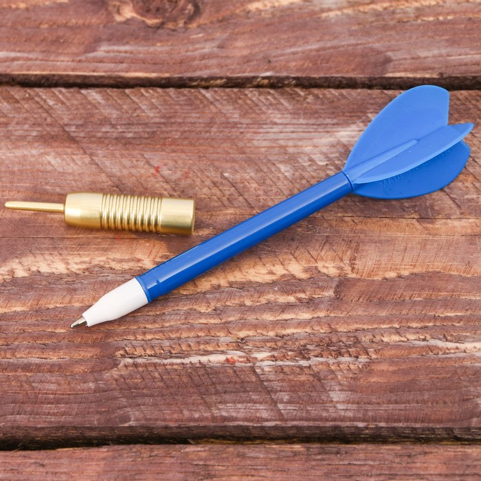 Подарочный набор: детский галстук и ручка-дротик "Самому лучшему и смелому"