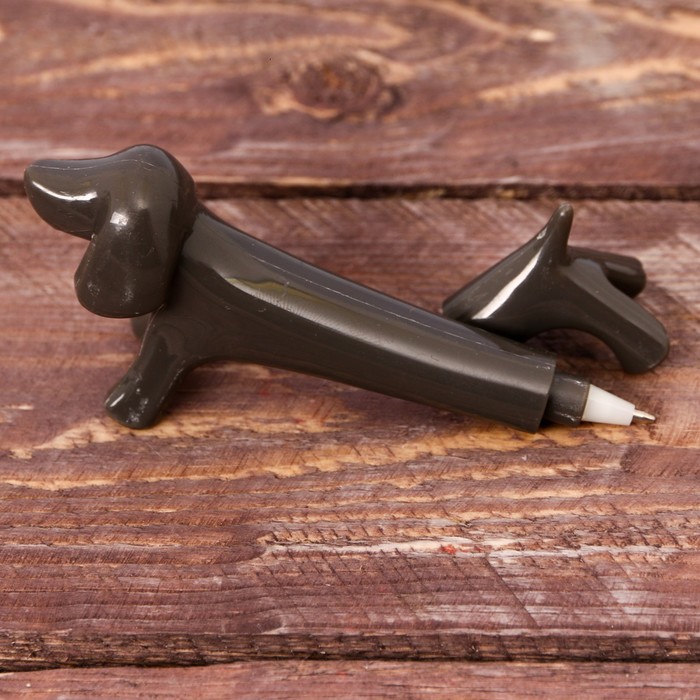 Подарочный набор: детский галстук и ручка-собака "Чудесного нового года"