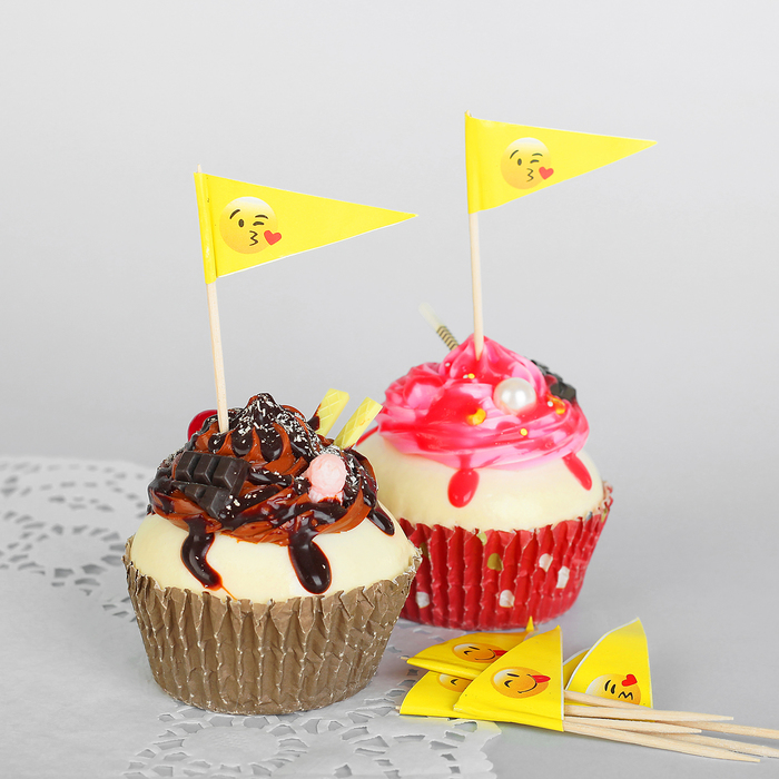 Шпажки "Смайлик проказник" (набор 24 шт)