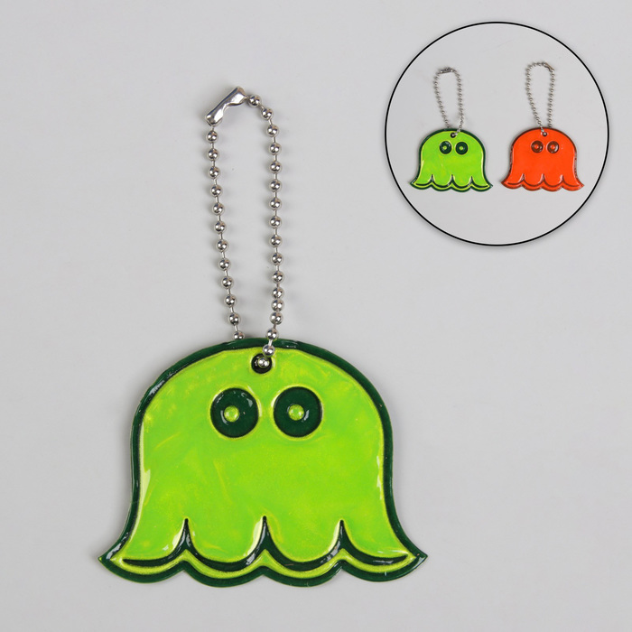 Светоотражающий элемент "Медуза", 4*5,5см, цвет МИКС