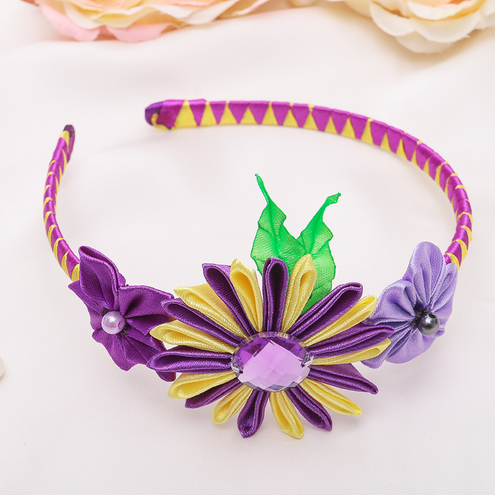 Ободок "Ромашка", микс