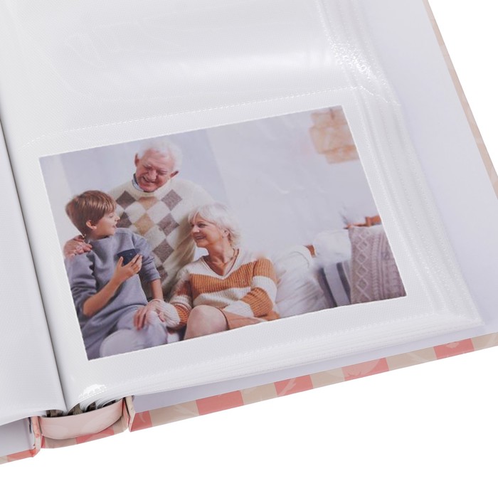 Фотоальбом на 200 фото 13х18 см "Изящество" в коробке 29х24х5,5 см МИКС