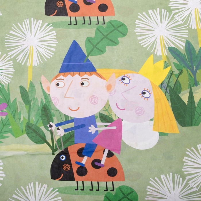 КПБ 1.5сп Бен, Холли и Гастон 143*215, 150*214, 70*70 см 1 шт, бязь, хл100 120 гм