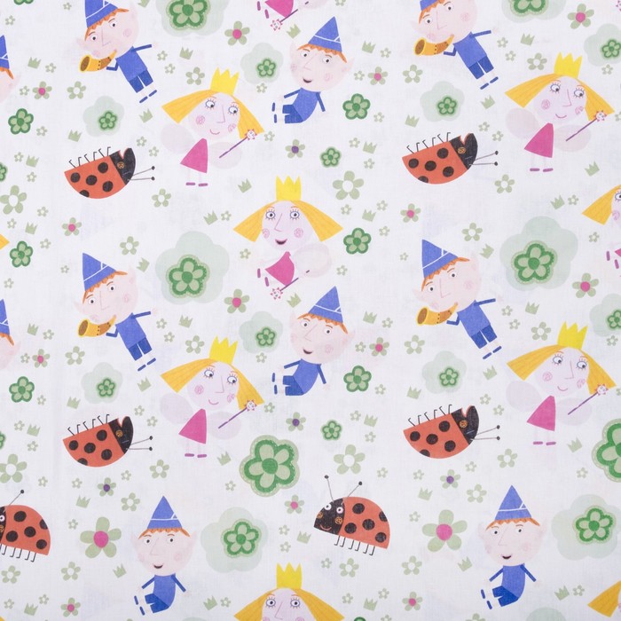 КПБ 1.5сп Бен, Холли и Гастон 143*215, 150*214, 70*70 см 1 шт, бязь, хл100 120 гм