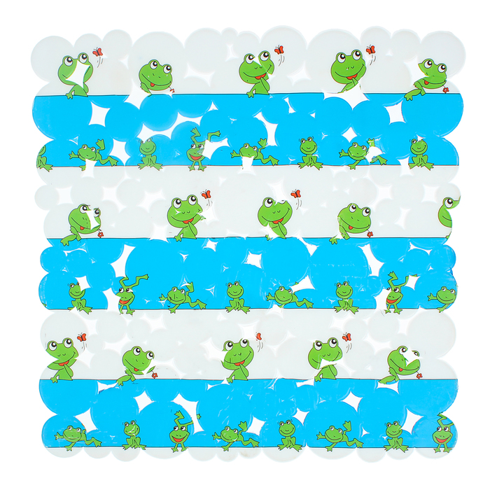 Коврик в раковину "Лягушата" 28,5x28,5 см