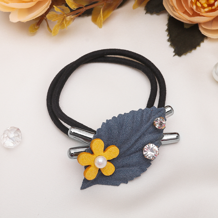 Резинка для волос "Флавия" листочки, микс