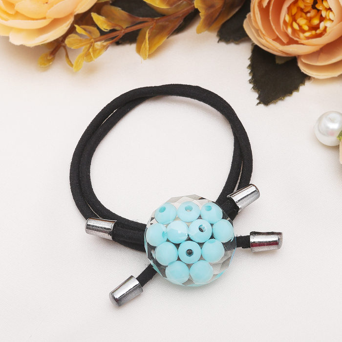 Резинка для волос "Помпея" кристалл, микс