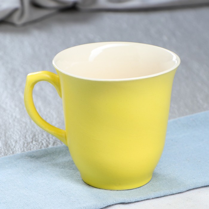 Кружка 0,25 л жёлтый комби