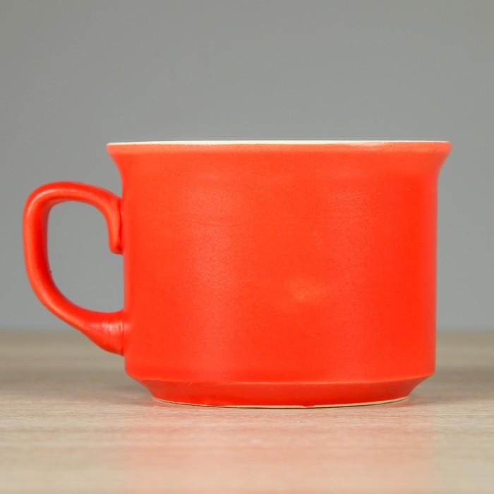 Кружка 0,25 л красный комби
