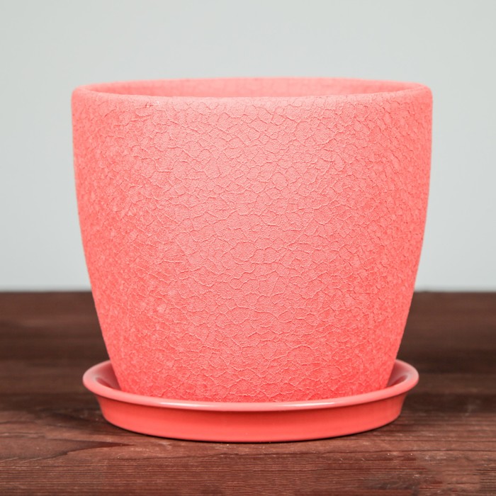 Кашпо "Осень" 1,0 л шелк розовый