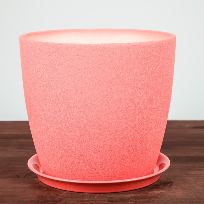 Кашпо "Осень" 5 л шелк розовый