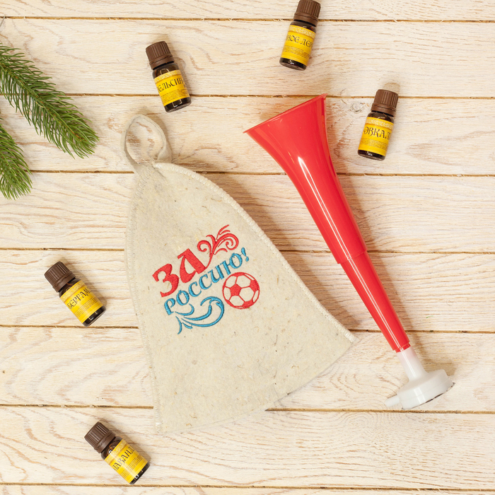 Набор "За Россию": шапка и дудка