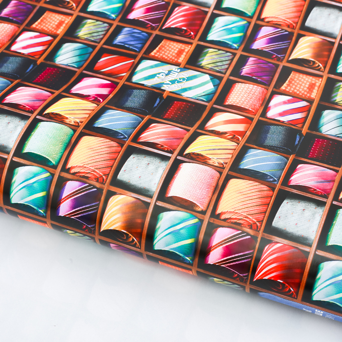 Бумага упаковочная глянцевая "Яркие галстуки", 70 х 100 см