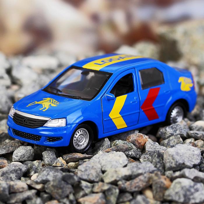 Машина металлическая Renault Logan, открываются двери и багажник