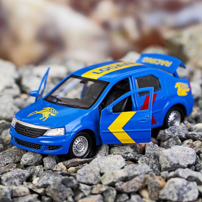 Машина металлическая Renault Logan, открываются двери и багажник