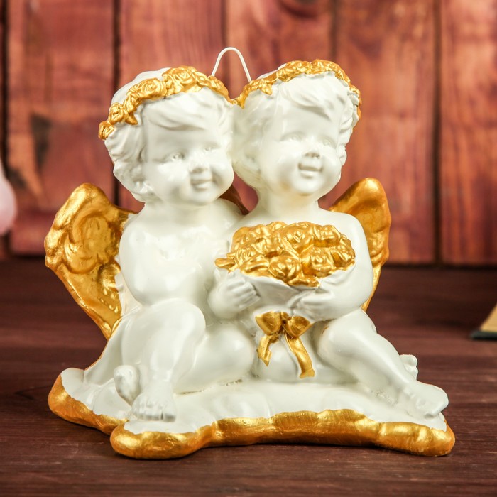 Сувенир "Амуры", подвесной, белый