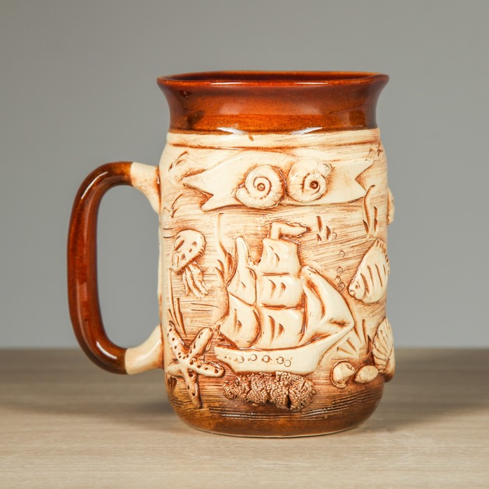 Пивной бокал "Море", 0,8 л