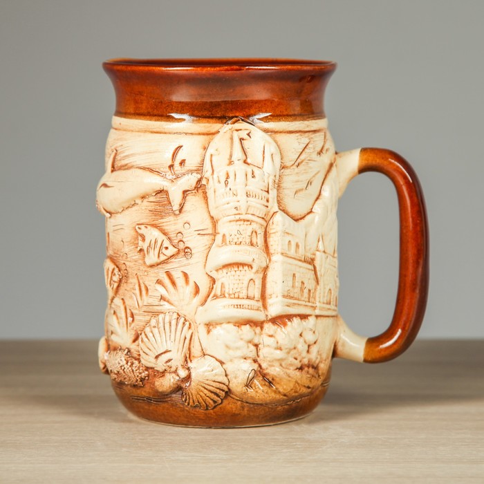 Пивной бокал "Море", 0,8 л