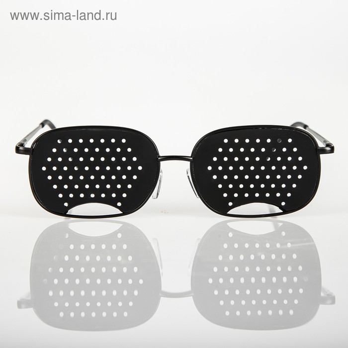 Перфорационные очки-тренажеры универсальные, черный очки marcello тренажеры au ph 001