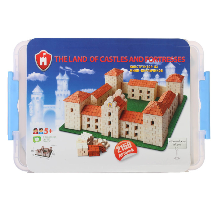 Конструктор керамический "Королевский дворец", 2150 деталей