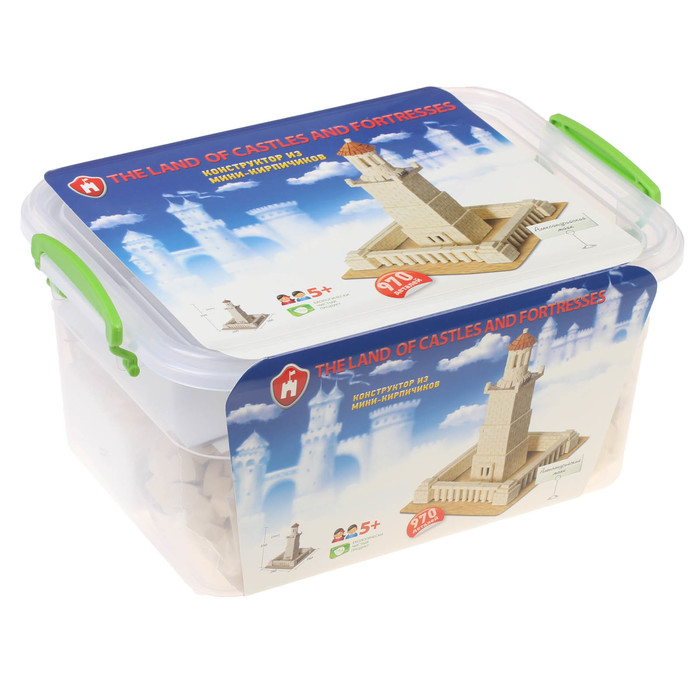 Конструктор керамический "Александрийский маяк", 970 деталей