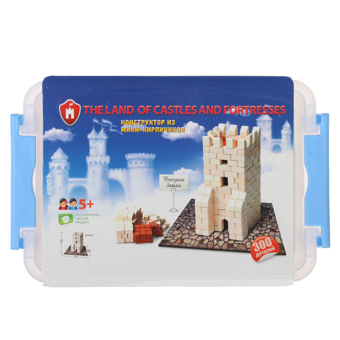 Конструктор керамический "Въездная башня", 300 деталей