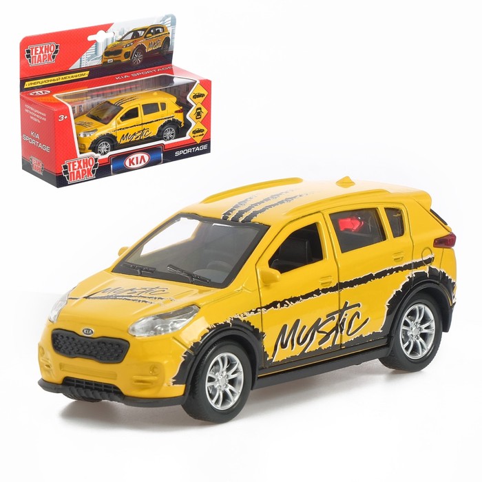 Машина металлическая Kia Sportage, открываются двери, багажник, инерция, 12 см
