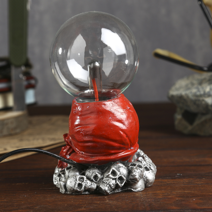 Плазменный шар полистоун "Клад мертвецов" МИКС 16х11х10,5 см