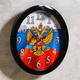 

Часы "Герб" настенные, чёрный обод, 28х28 см