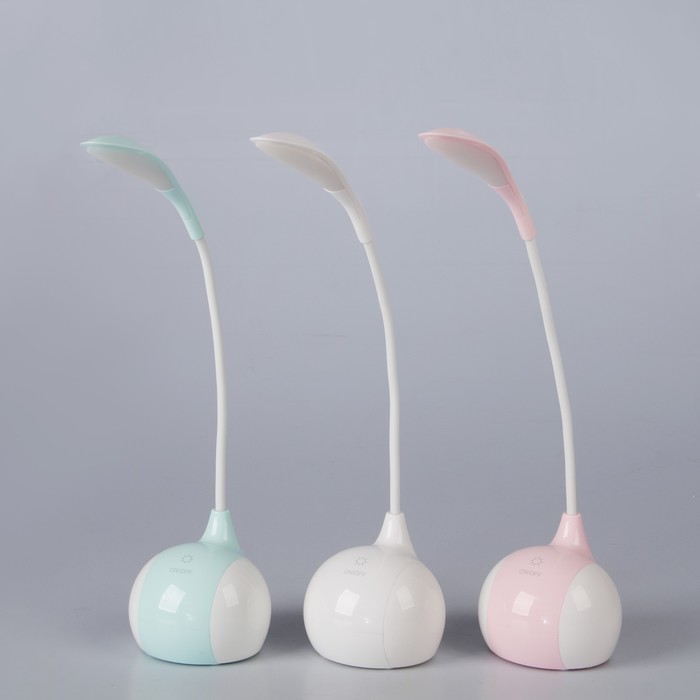 Лампа настольная 2W 20LED "Берти" (МИКС цветов, АКБ, сенсорная кнопка) 8x10x45,5 см