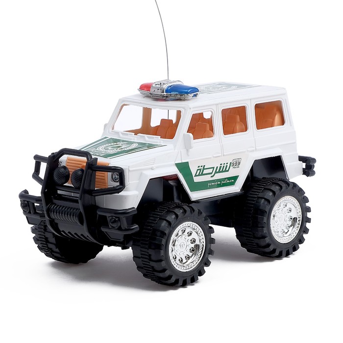 Машина радиоуправляемая "Гелик", работает от батареек, световые эффекты, МИКС