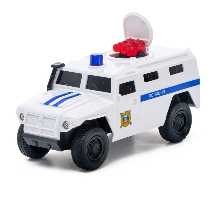 Машина "Тигр Полиция", масштаб 1:29, свет и звук, инерция