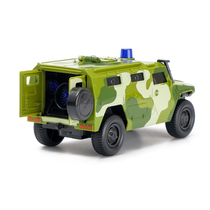 Машина "Джип", масштаб 1:29, свет и звук, механика