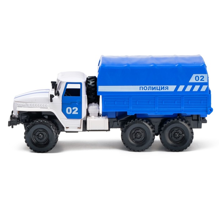 Машина инерционная "Полиция", свет и звук