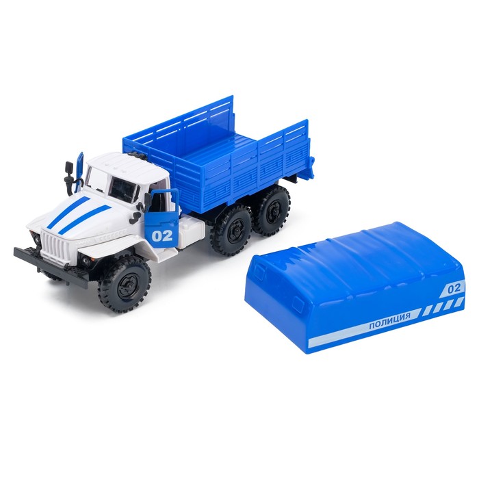 Машина инерционная "Полиция", свет и звук