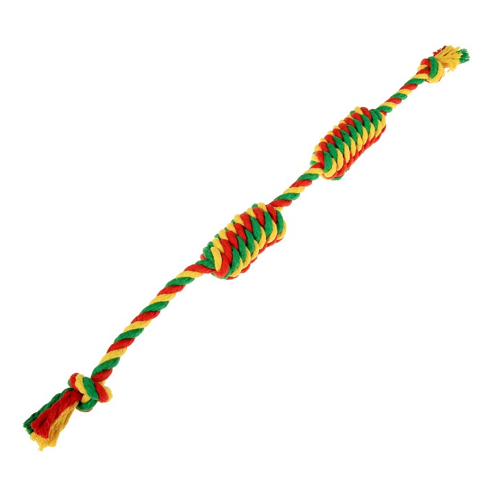 Сарделькая канатная "ДогЛайк", средняя, 2 шт, микс цветов