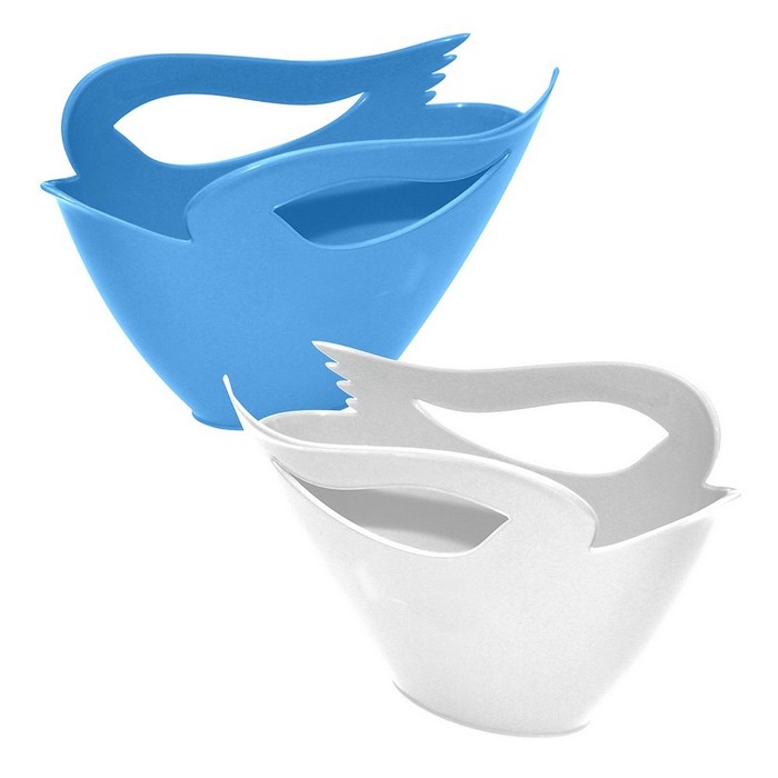 Подставка для умывальных принадлежностей "Лебедь", цвет МИКС