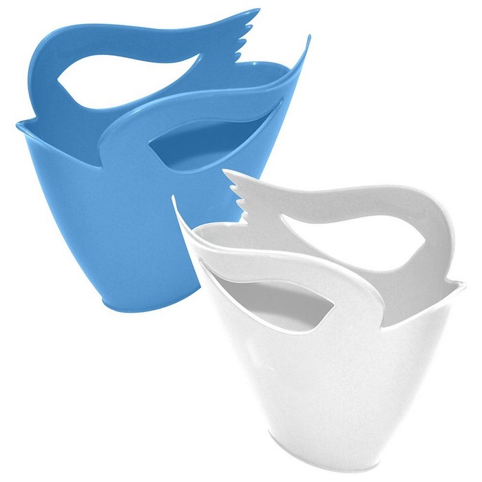 Подставка для умывальных принадлежностей "Лебедь", цвет МИКС