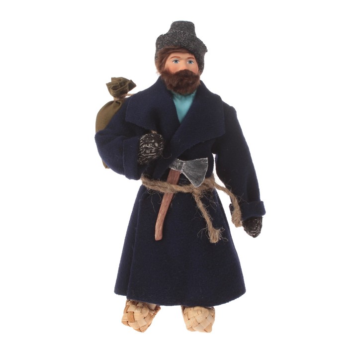 Сувенирная кукла "Мужик в армяке" 28 см МИКС