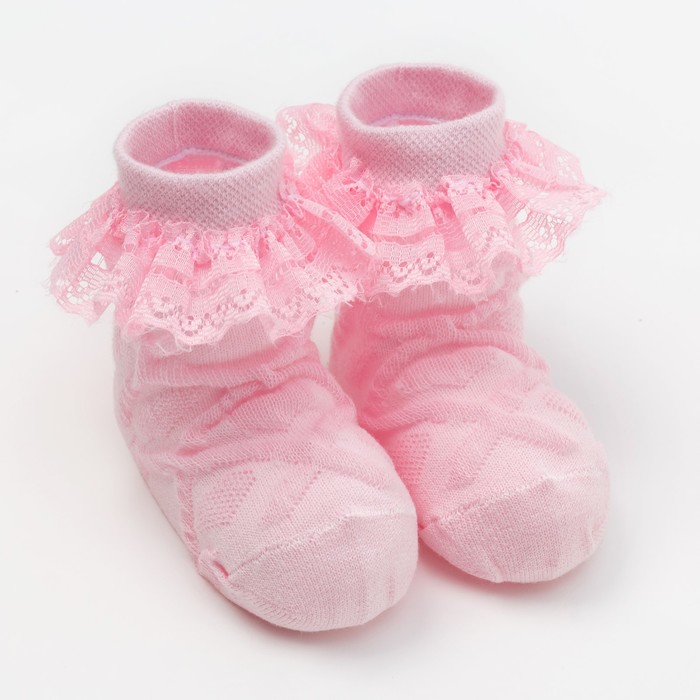 Носки Крошка Я "Сердечки" 12-14 см, 1-2 года, 80% хл.,17% п/с, 3% эл.