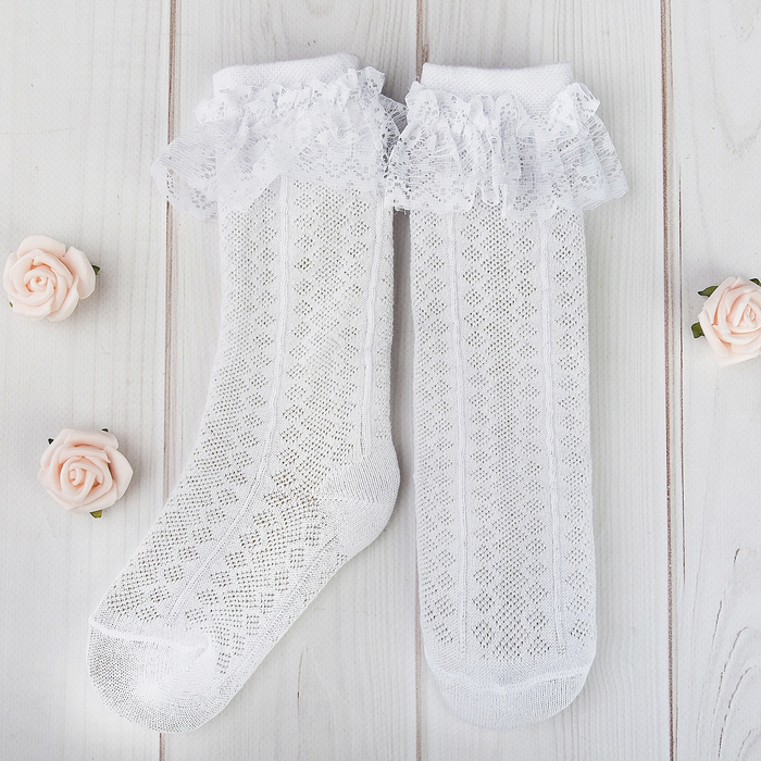 Гольфы Крошка Я "Геометрия" 10-12 см, 9-12 мес, 80% хл.,17% п/с, 3% эл.