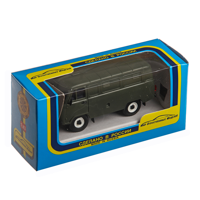 Машинка УАЗ-3741 - Грузовой фургон, масштаб 1:43