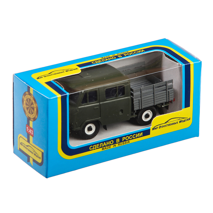 Машинка УАЗ-39094 бортовой "Фермер", масштаб 1:43