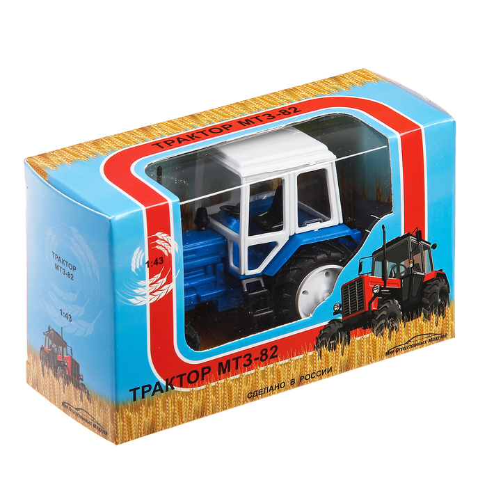 Трактор МТЗ-82 синий 1:43 160001
